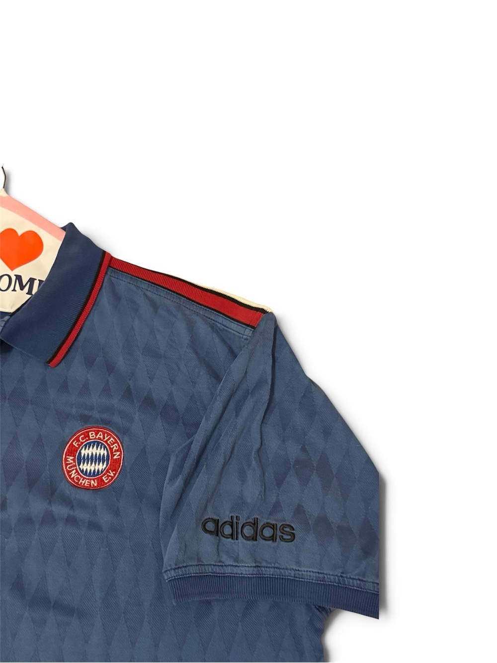 adidas FC Bayern Blue Soccer Polo